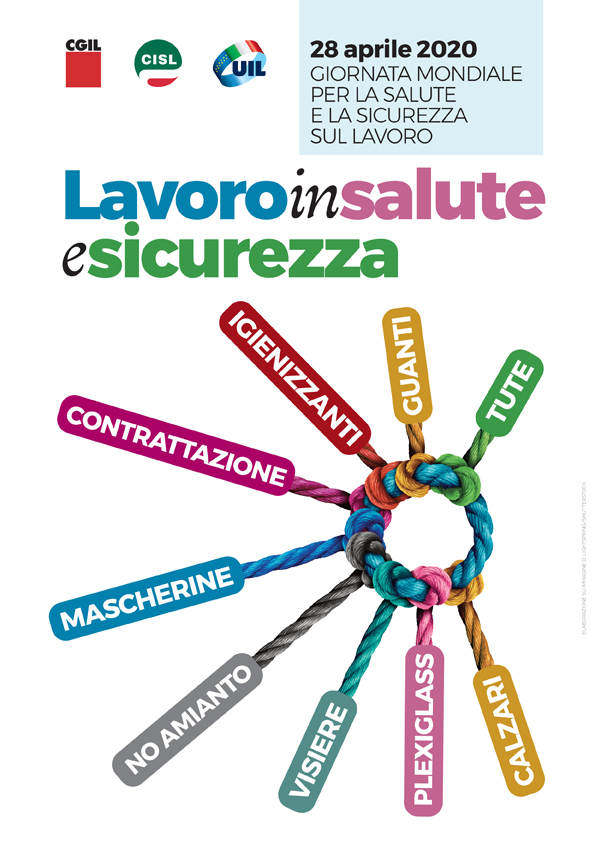 28 aprile 2020 Giornata LAVORO CGIL CISL UIL