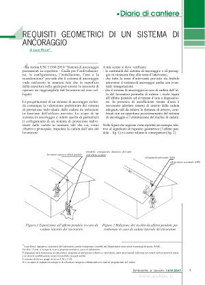 Diario di cantiere REQUISITI SISTEMA DI Ancoraggio